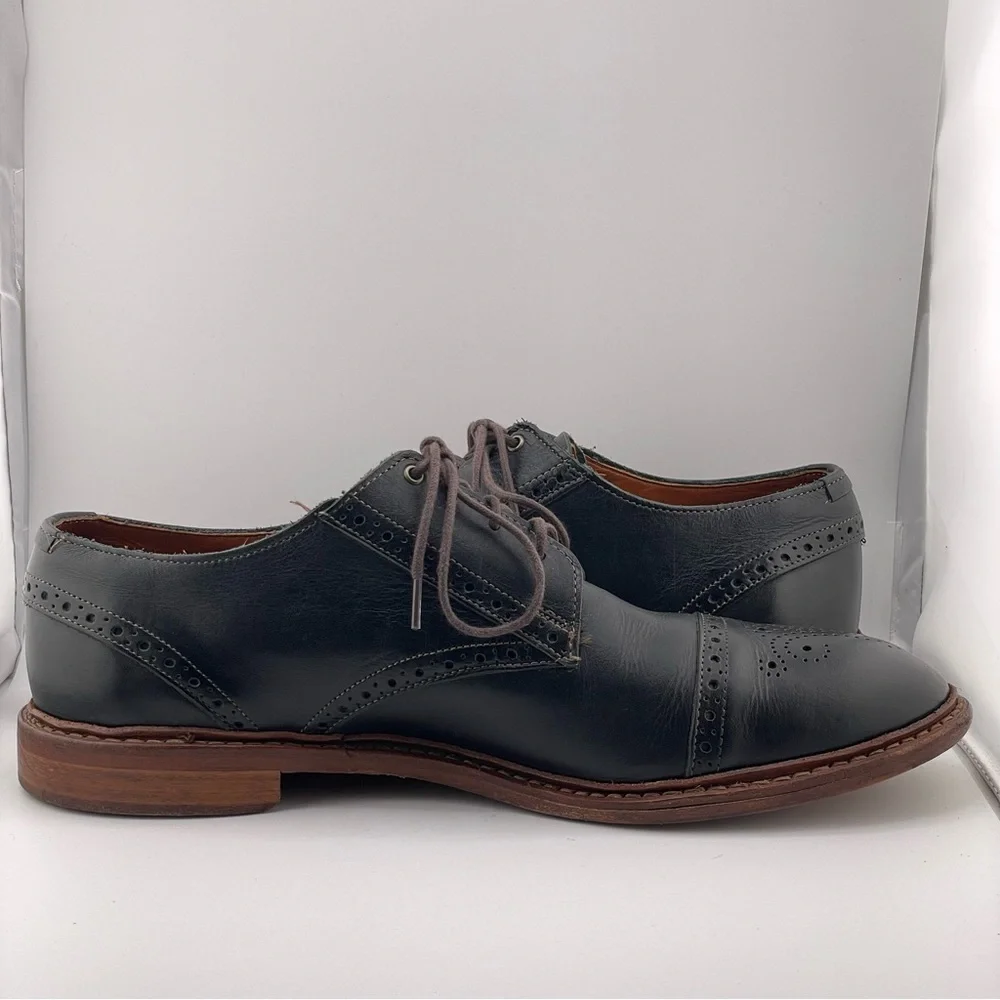 Allen Edmonds Bainbridge Mens Black Leather Oxfords Size 11